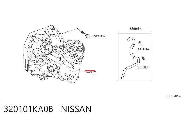 Коробка передач 320101KA0B Nissan/Infiniti