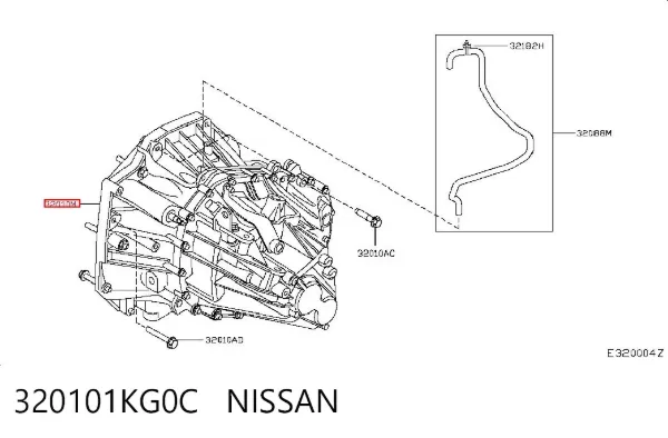 Коробка передач 320101KG0C Nissan/Infiniti