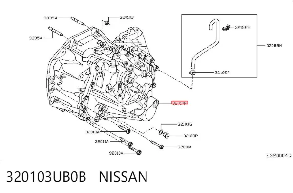 Коробка передач 320103UB0B Nissan/Infiniti