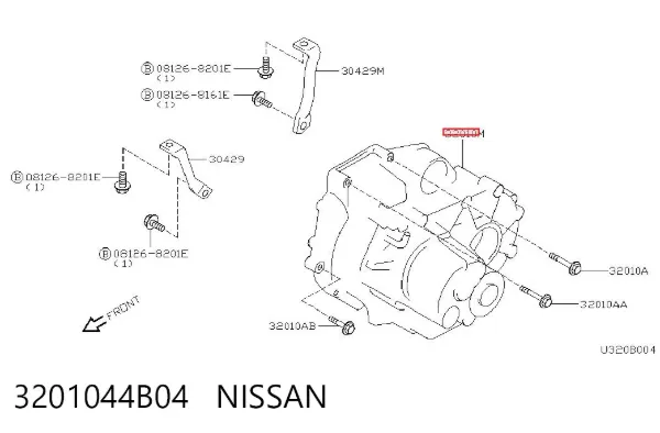 Коробка передач 3201044B04 Nissan/Infiniti