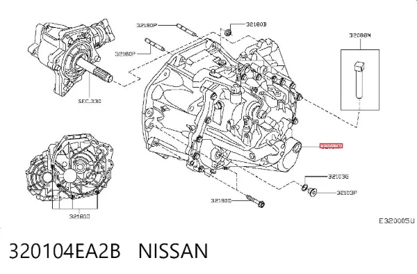 Коробка передач 320104EA2B Nissan/Infiniti