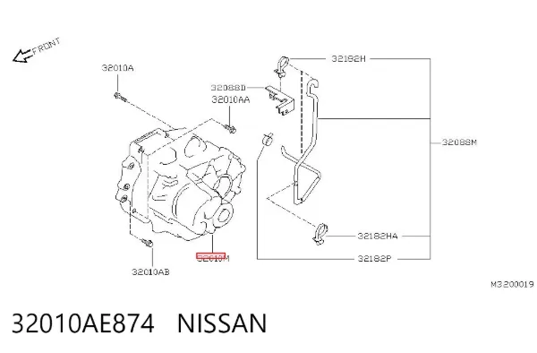 Коробка передач 32010AE874 Nissan/Infiniti