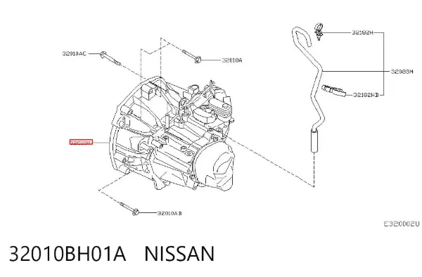 Коробка передач 32010BH01A Nissan/Infiniti