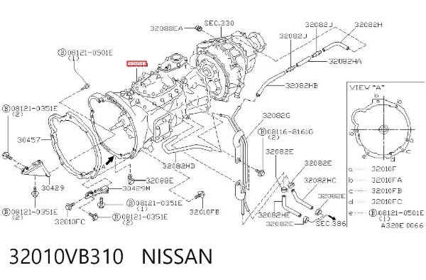 Коробка передач 32010VB310 Nissan/Infiniti