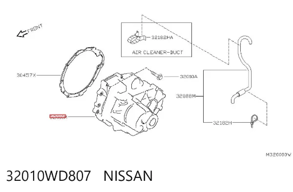 Коробка передач 32010WD807 Nissan/Infiniti