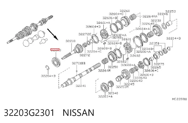  32203G2301 Nissan/Infiniti