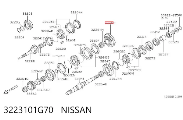  3223101G70 Nissan/Infiniti