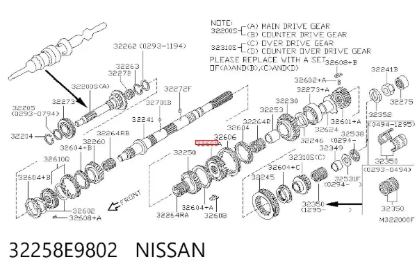  32258E9802 Nissan/Infiniti