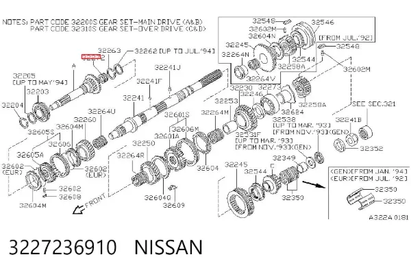  3227236910 Nissan/Infiniti