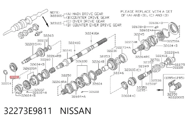  32273E9811 Nissan/Infiniti