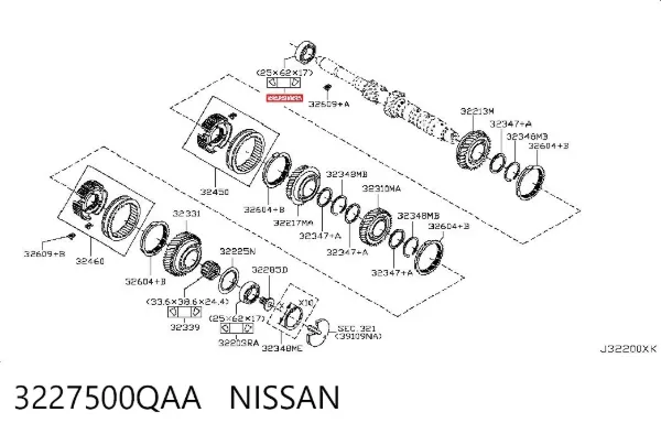  3227500QAA Nissan/Infiniti
