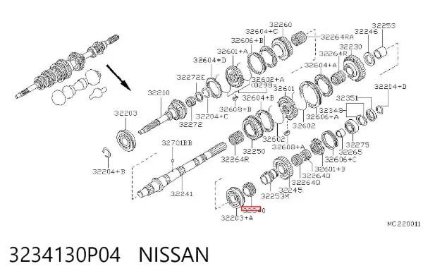  3234130P04 Nissan/Infiniti