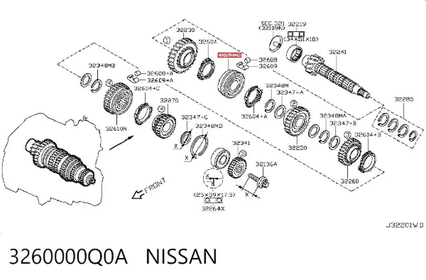  3260000Q0A Nissan/Infiniti