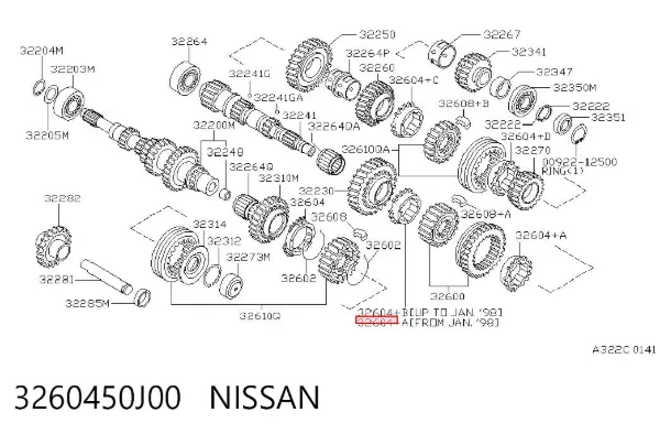  3260450J00 Nissan/Infiniti