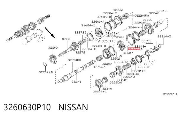  3260630P10 Nissan/Infiniti