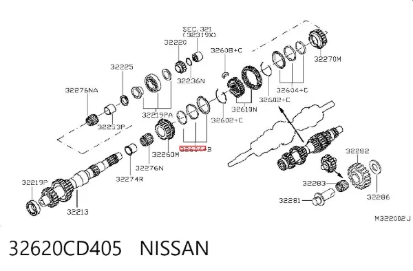  32620CD405 Nissan/Infiniti