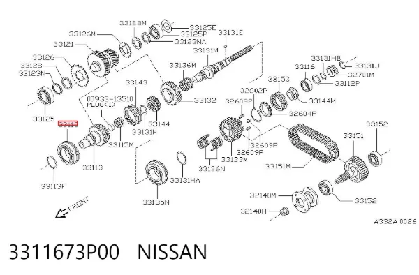 3311673P00 Nissan/Infiniti