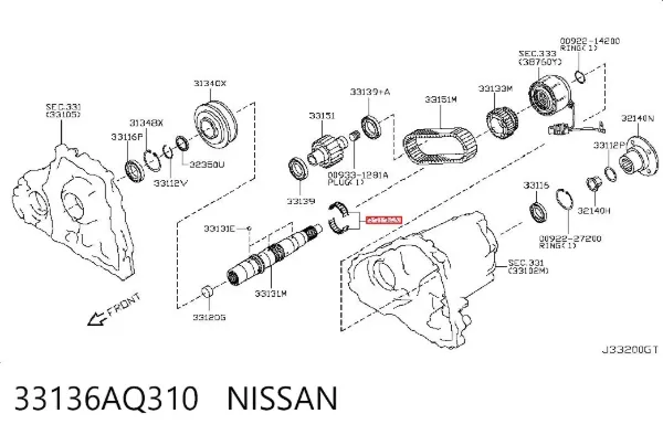  33136AQ310 Nissan/Infiniti