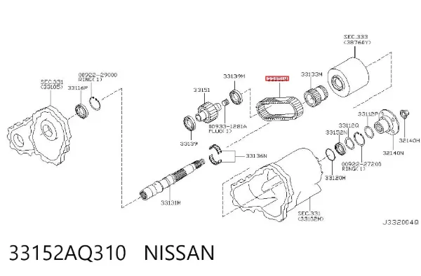  33152AQ310 Nissan/Infiniti
