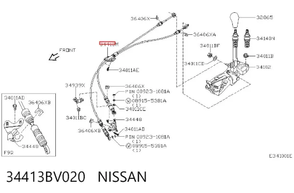  34413BV020 Nissan/Infiniti