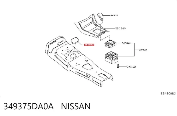 349375DA0A Nissan/Infiniti