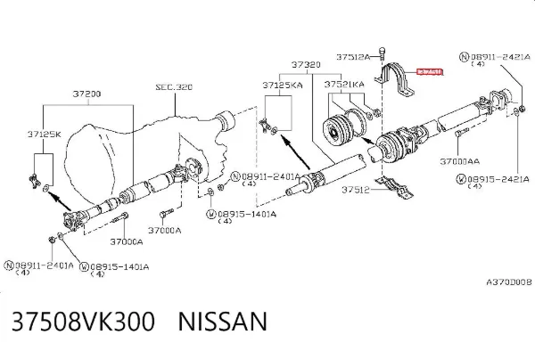  37508VK300 Nissan/Infiniti