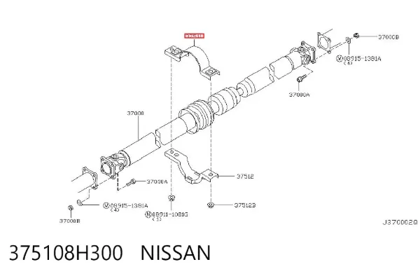 375108H300 Nissan/Infiniti