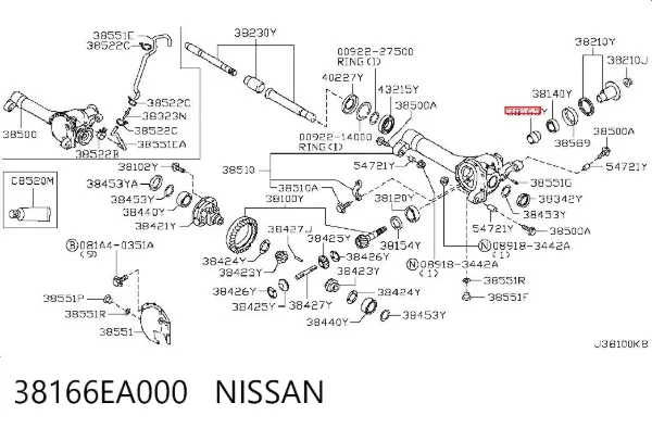  38166EA000 Nissan/Infiniti