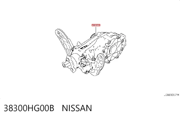 Задній редуктор 38300HG00B Nissan/Infiniti