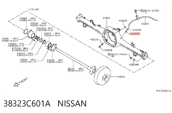  38323C601A Nissan/Infiniti