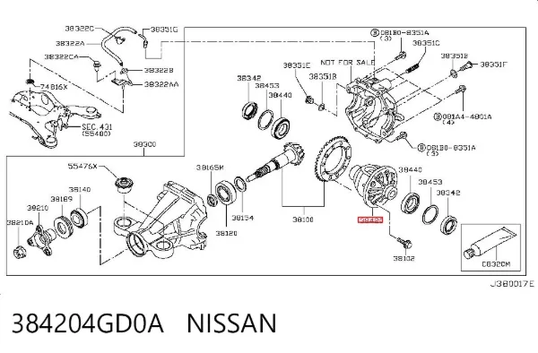  384204GD0A Nissan/Infiniti