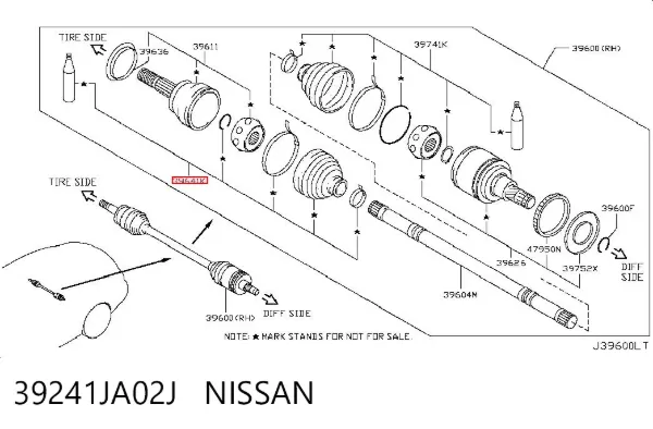  39241JA02J Nissan/Infiniti