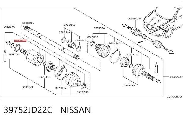  39752JD22C Nissan/Infiniti