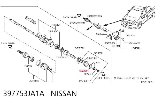  397753JA1A Nissan/Infiniti