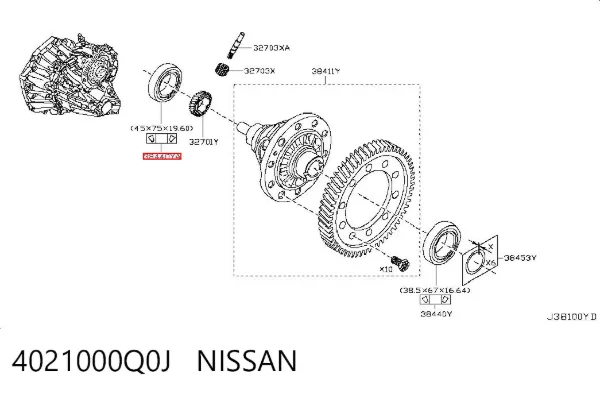  4021000Q0J Nissan/Infiniti