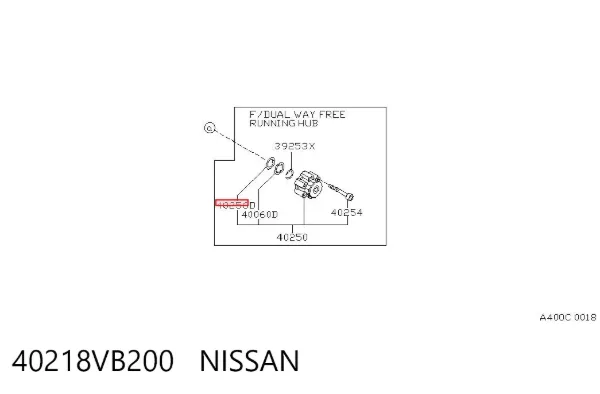  40218VB200 Nissan/Infiniti