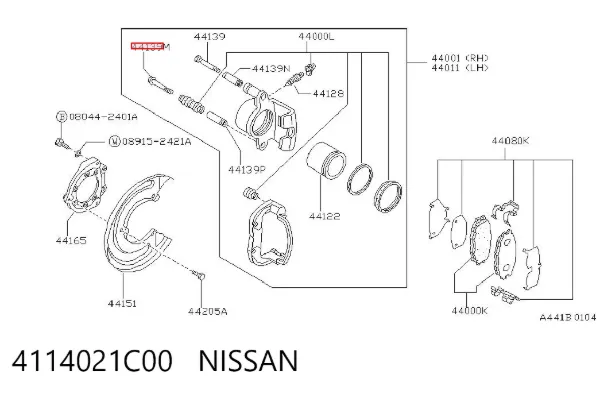  4114021C00 Nissan/Infiniti