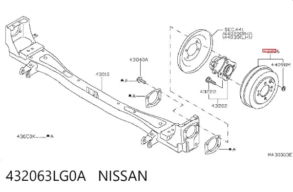  432063LG0A Nissan/Infiniti