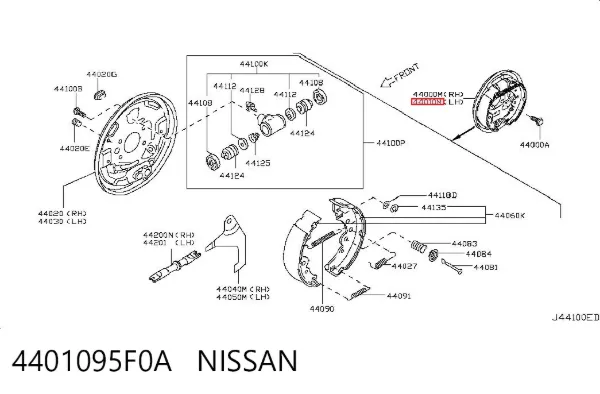  4401095F0A Nissan/Infiniti