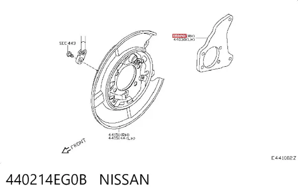  440214EG0B Nissan/Infiniti