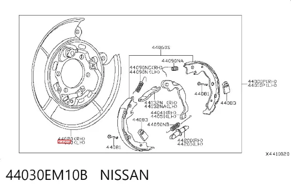  44030EM10B Nissan/Infiniti