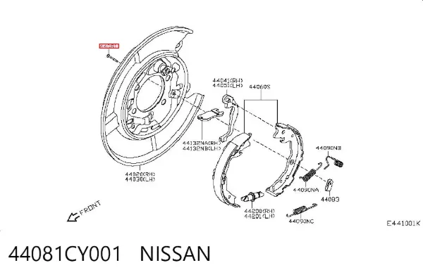  44081CY001 Nissan/Infiniti