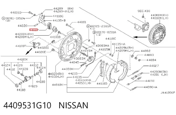  4409531G10 Nissan/Infiniti