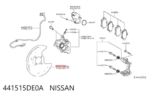 441515DE0A Nissan/Infiniti