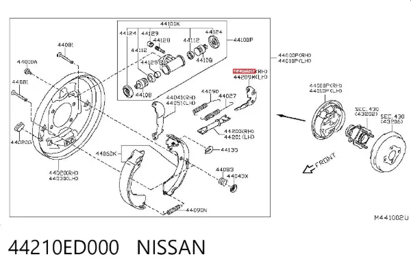  44210ED000 Nissan/Infiniti