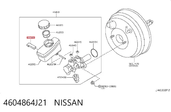  4604864J21 Nissan/Infiniti