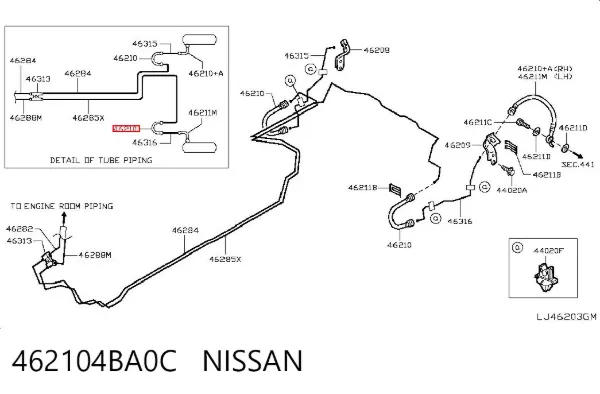 462104BA0C Nissan/Infiniti