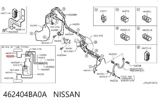  462404BA0A Nissan/Infiniti