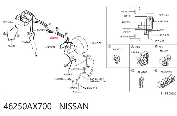  46250AX700 Nissan/Infiniti
