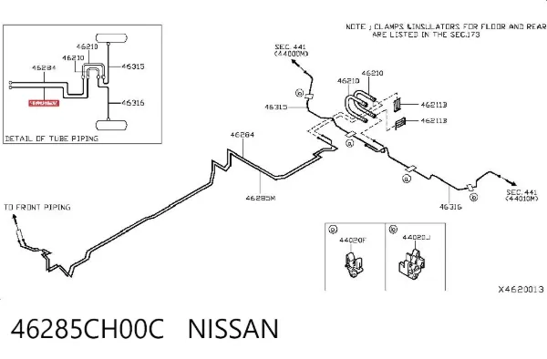  46285CH00C Nissan/Infiniti